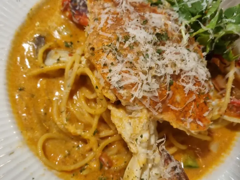 쉬림프 크림 파스타