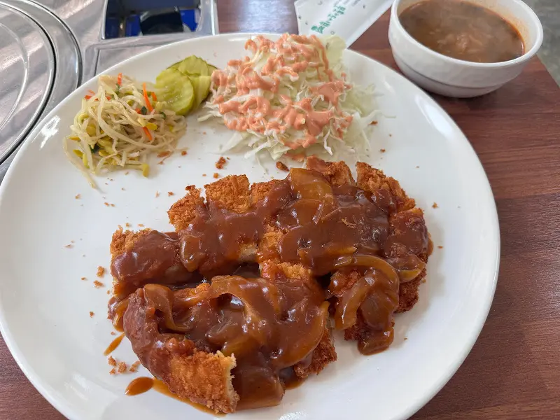 장모님 감자탕 돈까스 메뉴