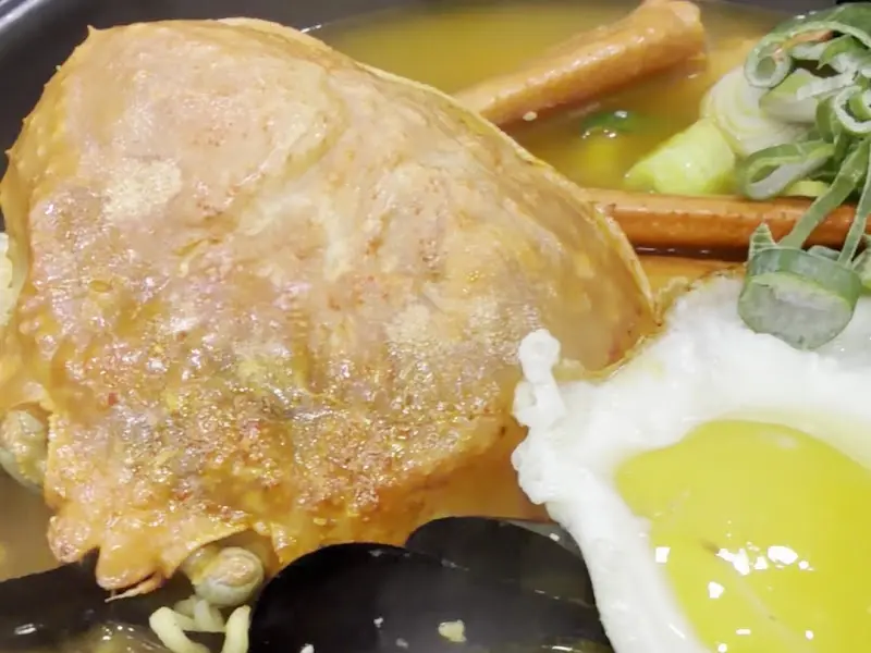 홍게라면 근접샷