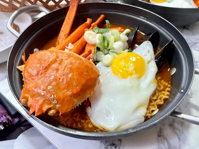 라면 면발 클로즈업