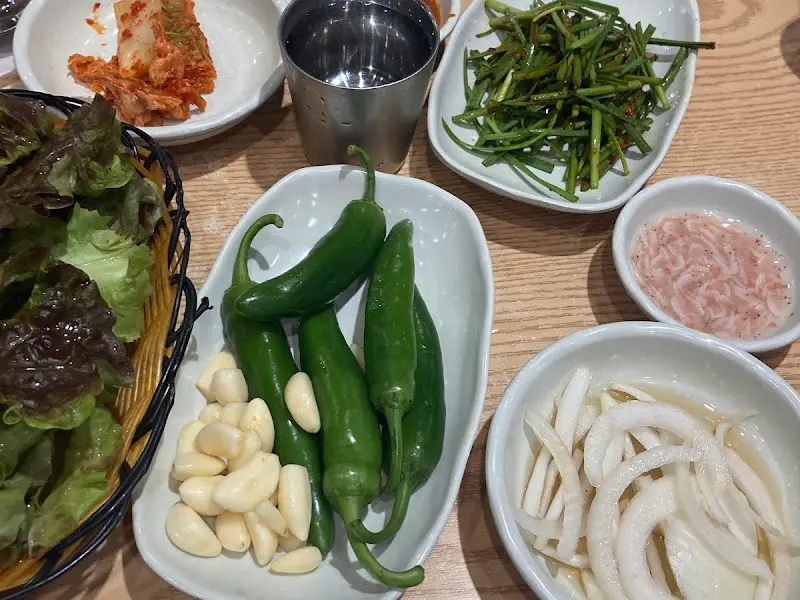 수육과 반찬