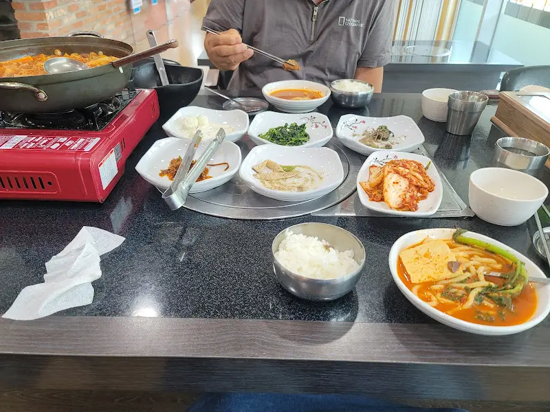 곱창전골 한 상 차림