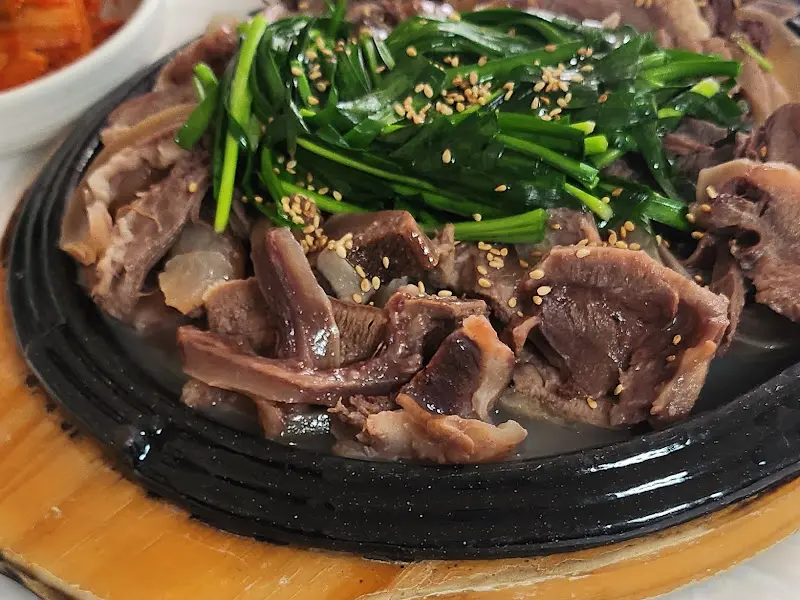 소머리수육과 김치