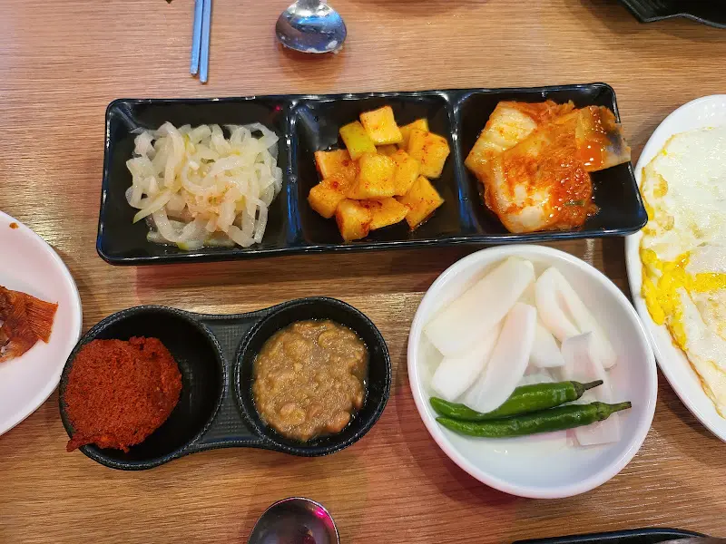 다양한 반찬 클로즈업