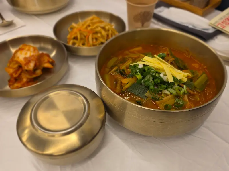 육개장 한 상 차림