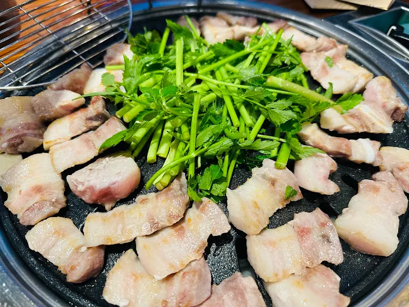 꽃삼겹 구이