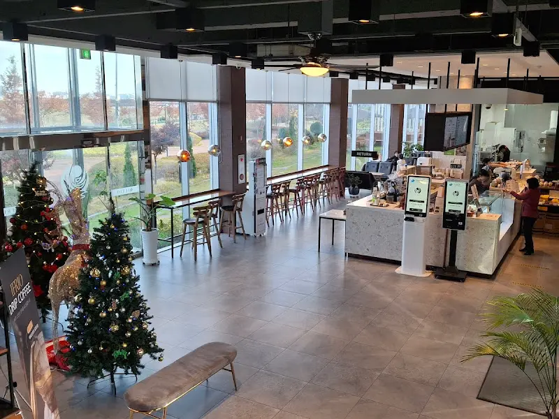 넓고 탁 트인 이프리오 카페 내부