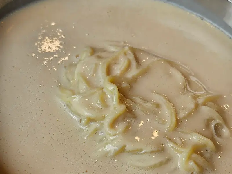 포장해온 콩국수