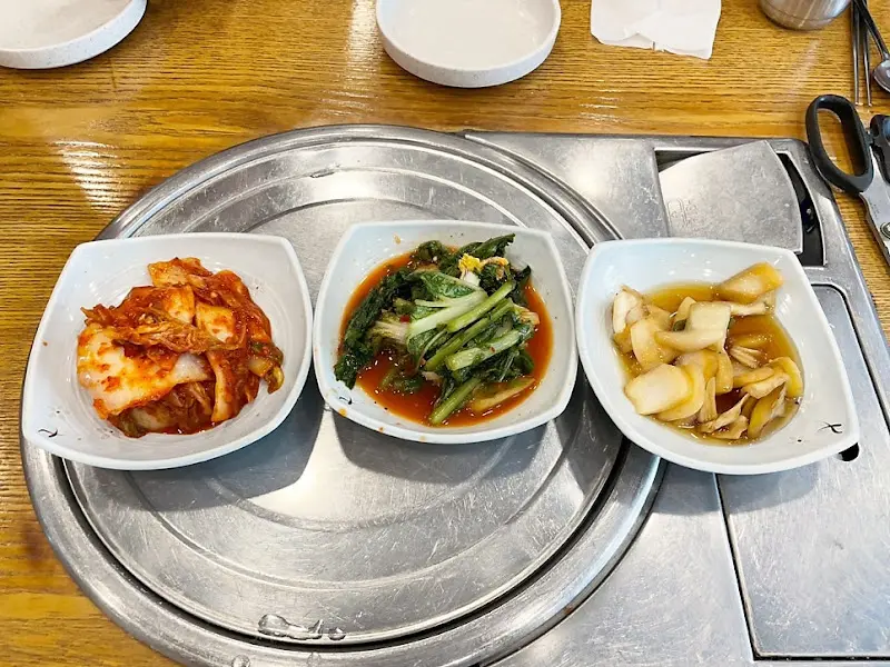 기본 반찬 클로즈업