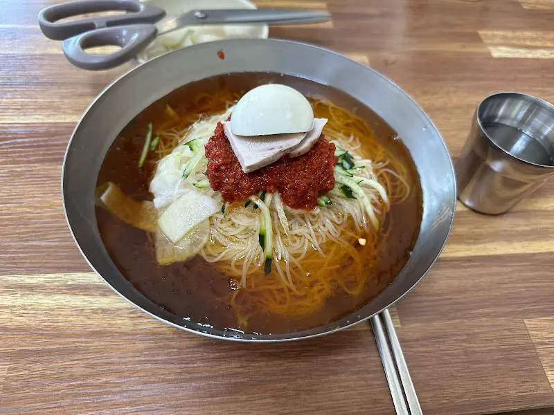 물밀면의 아름다운 자태