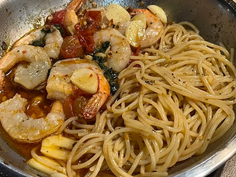 해물 오일 파스타