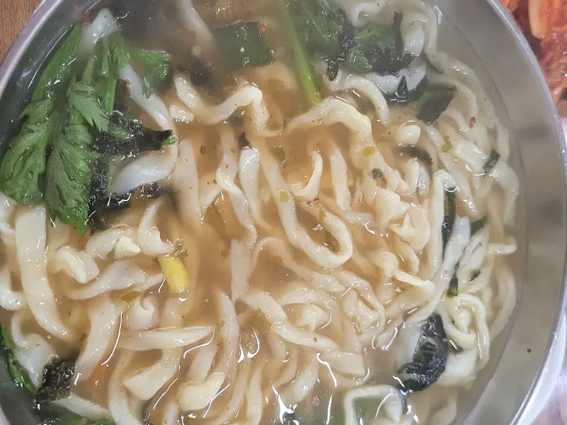 호박식당 칼국수 면
