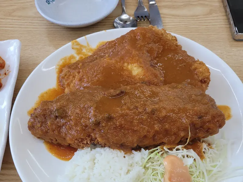 돈까스 근접 샷