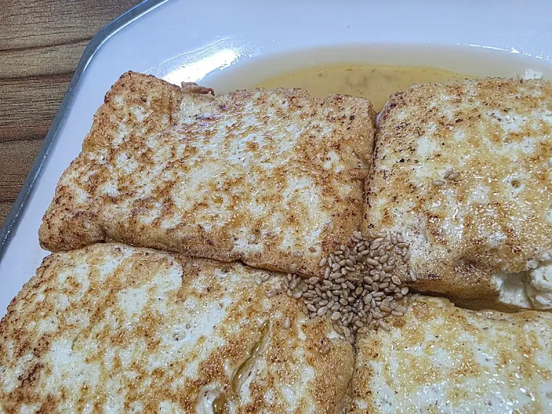 들기름 두부구이