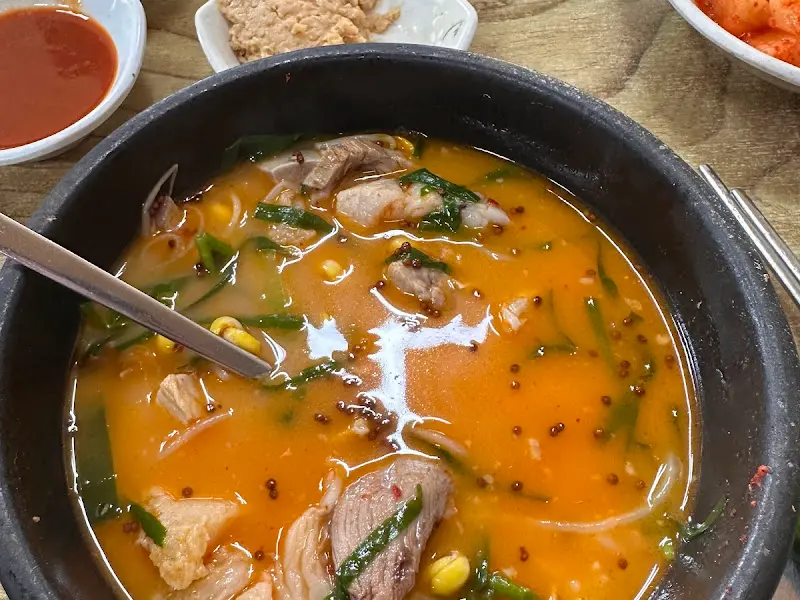 머리국밥의 모습