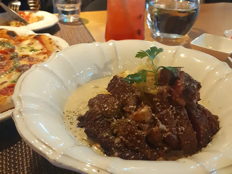 스테이크와 파스타