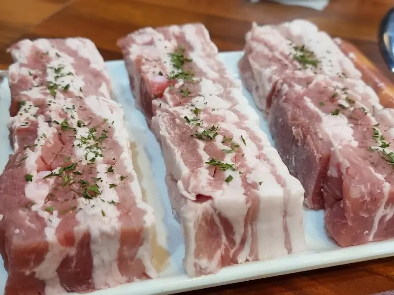 삼겹살 단체 샷