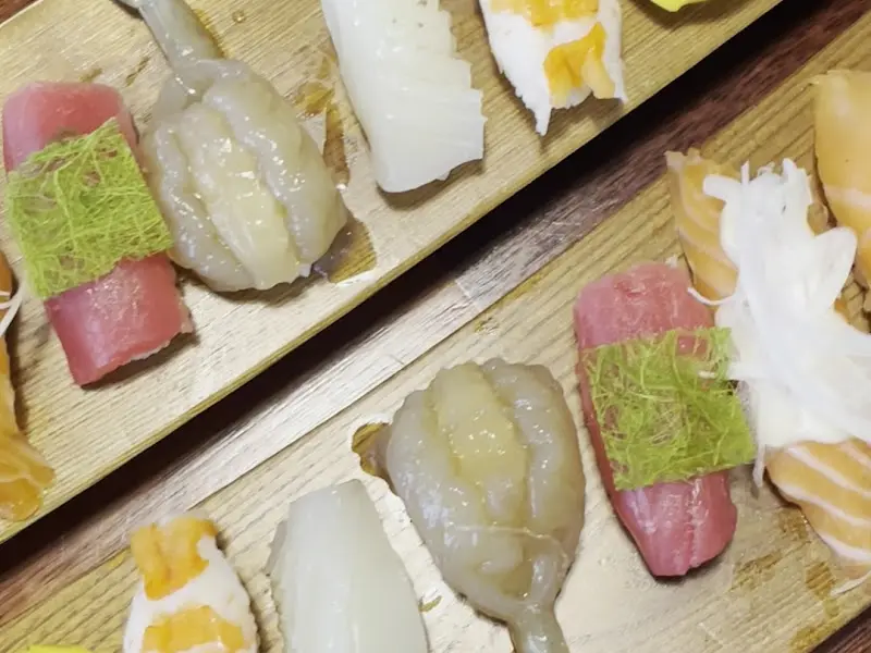 신선함이 눈으로도 느껴지는 초밥