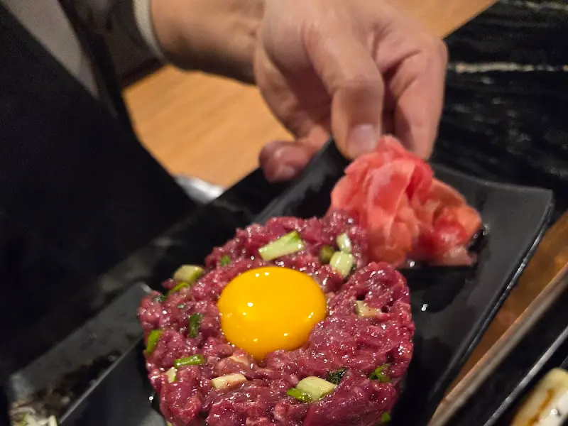 육회 클로즈업 사진