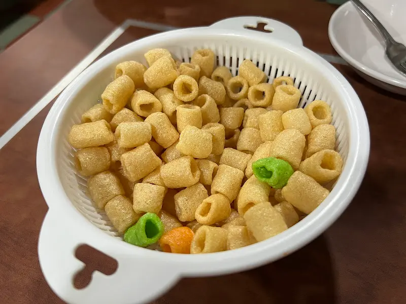 기본으로 제공되는 과자