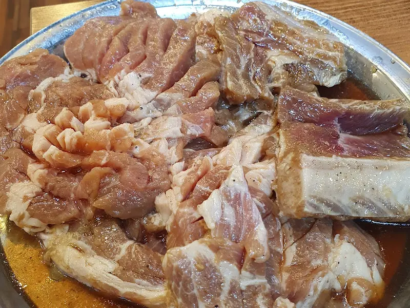 신선한 생갈비의 자태