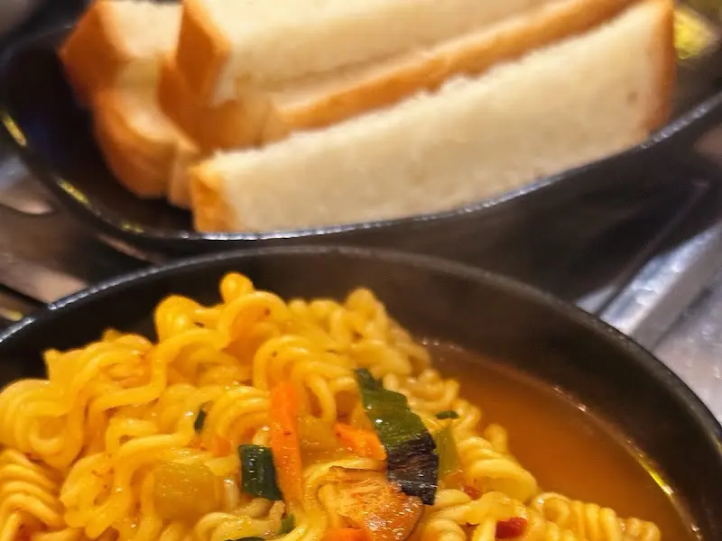 곱창라면과 식빵