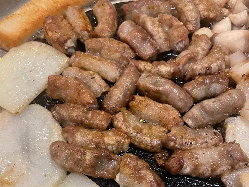 불판 위의 곱창