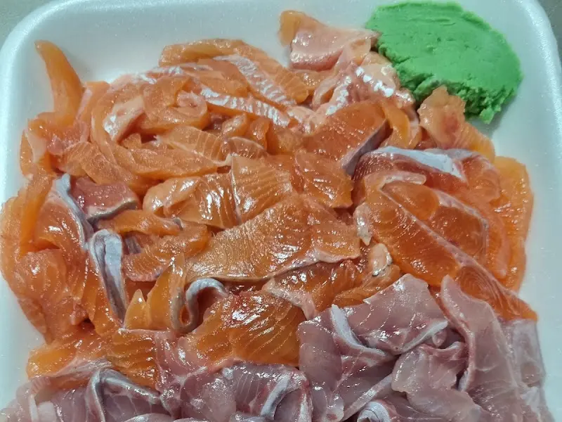 향어회 근접 사진