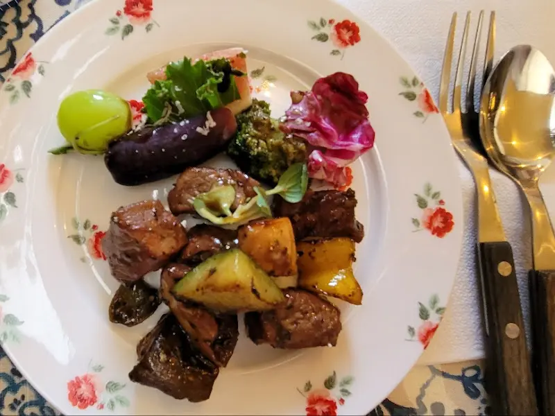 스테이크 샐러드