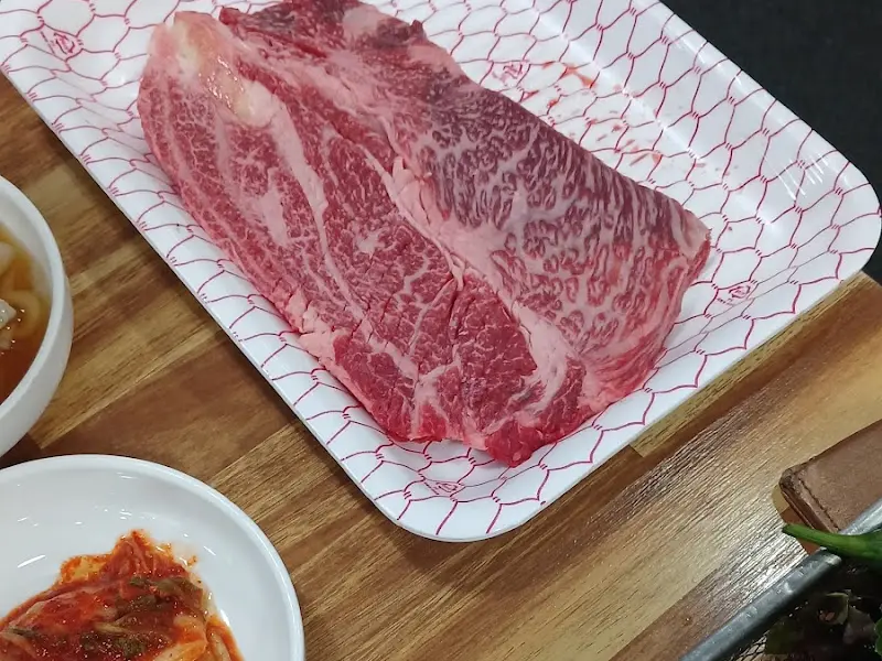 마블링이 환상적인 한우