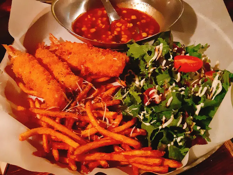 새우튀김과 감자튀김