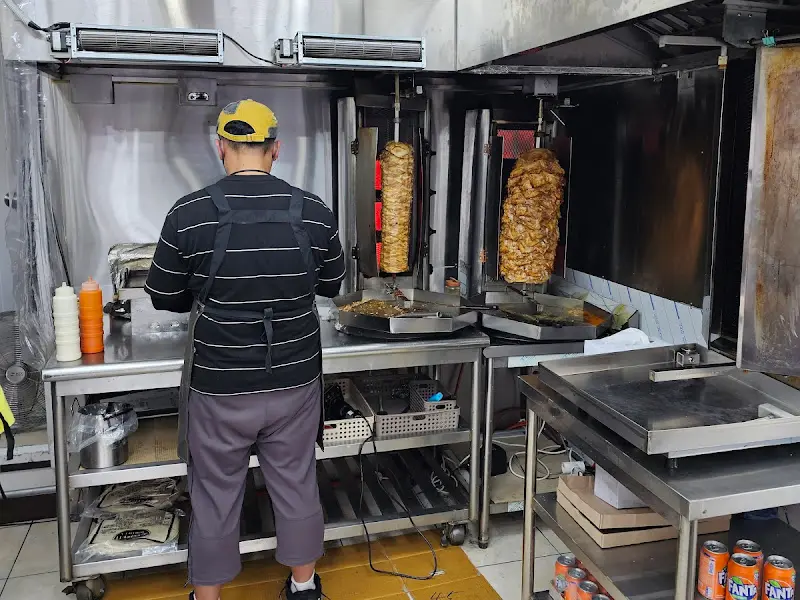 케밥 조리 모습