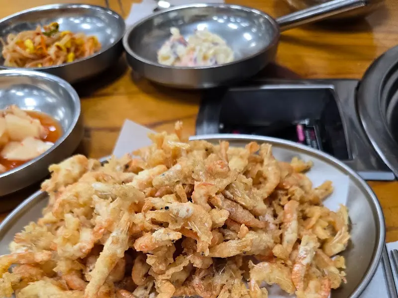 민물 새우 튀김