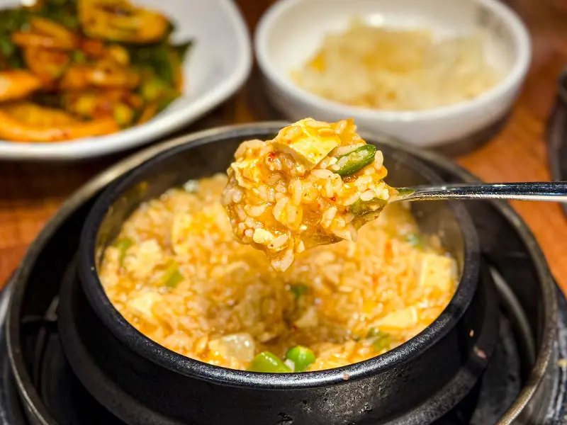 된장찌개와 아빠된장밥