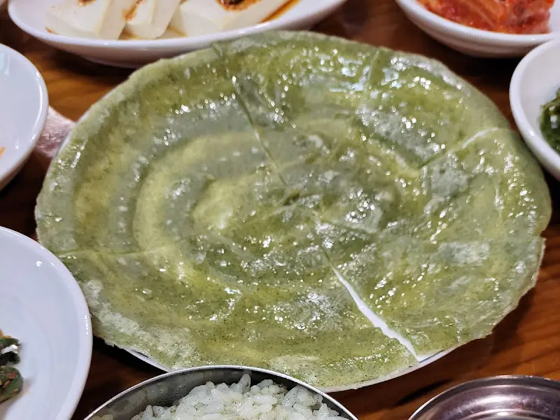 들풀밥상 뽕잎전