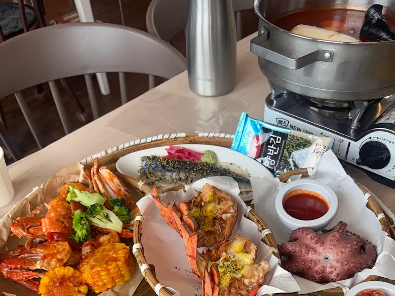 해산물 한 상 차림