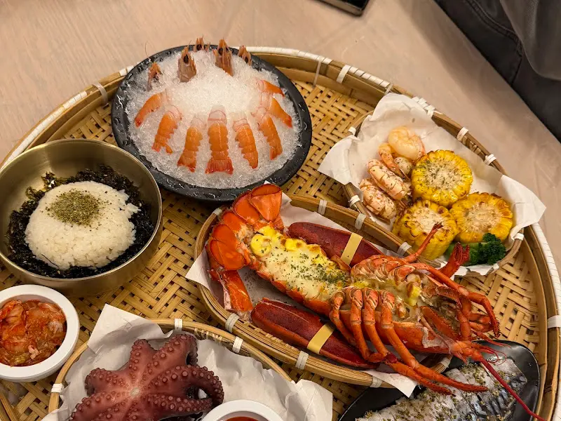 아름다운 해산물 플래터