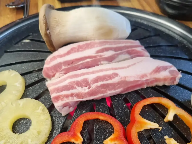 도드람한돈갈비 메뉴판