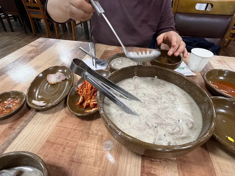 들깨칼국수 비주얼