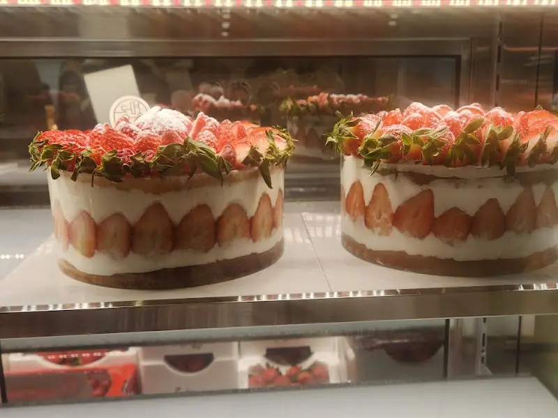 딸기 케이크 쇼케이스