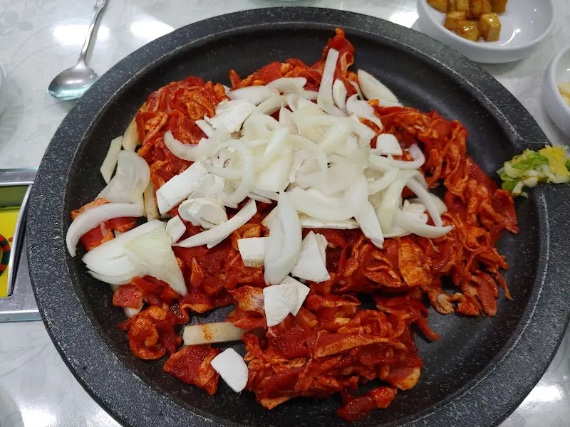 푸짐한 오리불고기