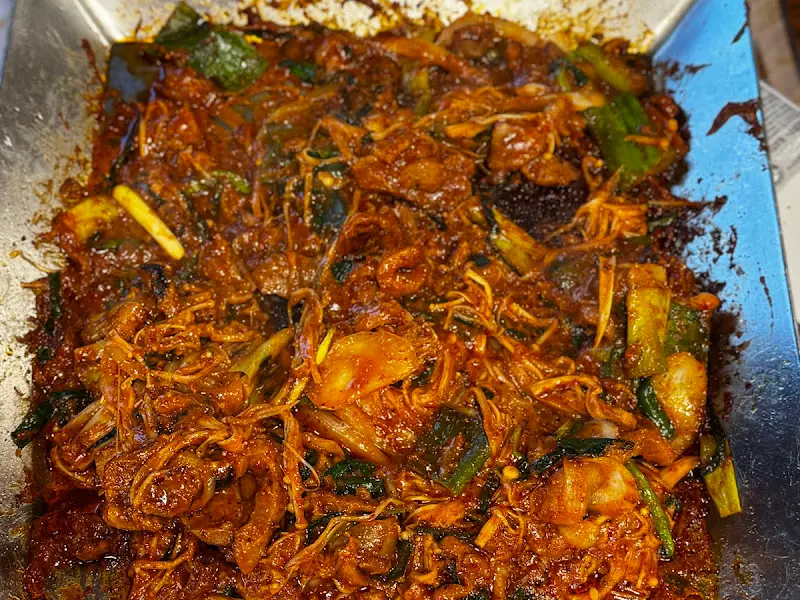 수미감자 오리목살 짜글이