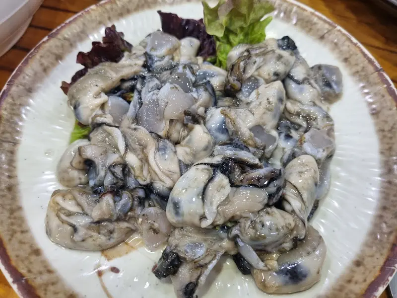 싱싱한 굴의 자태