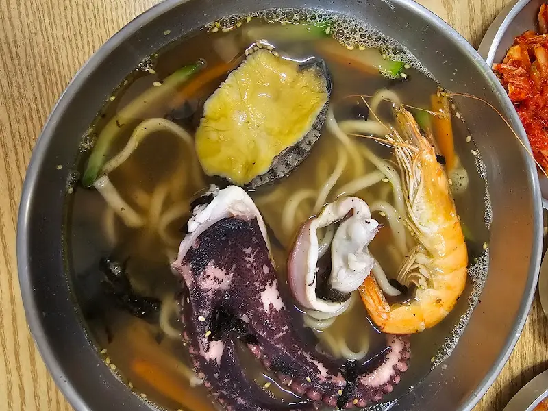 해물칼국수 재료