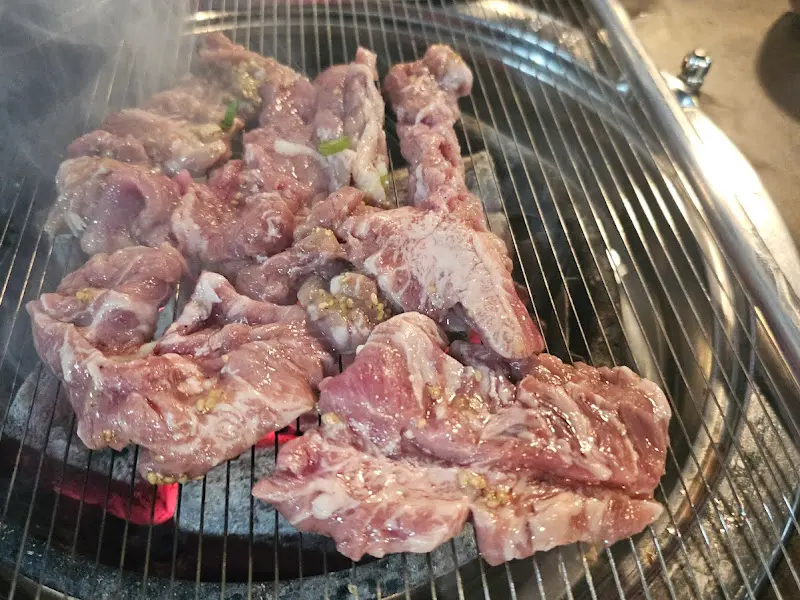 숯불 위 서서갈비