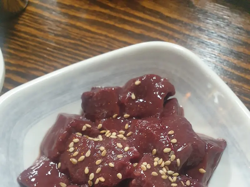 참기름을 두른 간