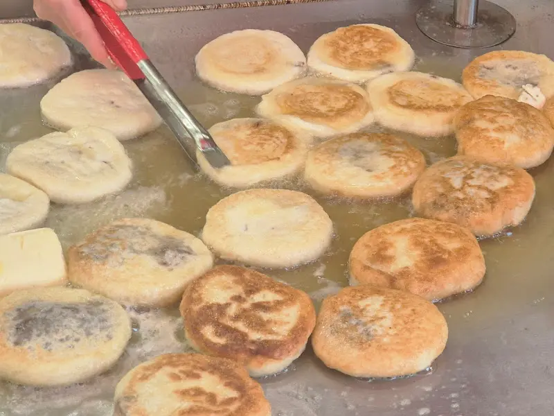 호떡 굽는 모습