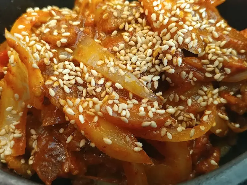 제육볶음 클로즈업