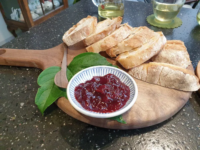 우리밀 치아바타와 잼