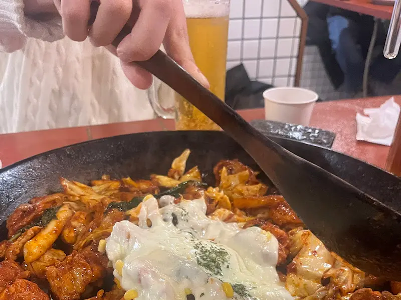 닭갈비와 맥주
